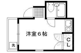 ＣＵＢＥ35 202 ｜ 京都府京都市北区上賀茂朝露ケ原町（賃貸マンション1R・2階・16.00㎡） その2