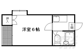 ＵＰＰＥＲ　ＷＥＳＴＳＩＤＥ西賀茂 202 ｜ 京都府京都市北区西賀茂今原町（賃貸アパート1K・2階・16.00㎡） その2