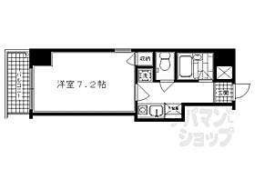 京都府京都市中京区高倉通二条上ル天守町（賃貸マンション1K・3階・22.71㎡） その2