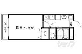 シェモア 202 ｜ 京都府京都市北区上賀茂西後藤町（賃貸マンション1K・2階・19.00㎡） その2