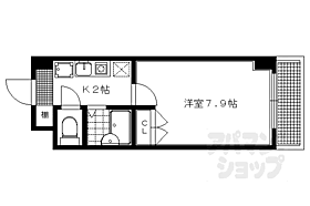 京都府京都市左京区北白川東小倉町（賃貸マンション1K・4階・23.70㎡） その2