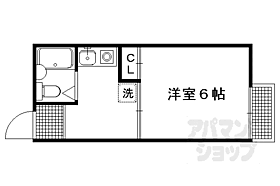 京都府京都市左京区高野清水町（賃貸アパート1K・1階・19.99㎡） その2