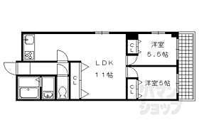 京都府京都市中京区麩屋町通り蛸薬師上ル坂井町（賃貸マンション2LDK・2階・56.92㎡） その2