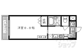 京都府京都市中京区錦小路室町東入占出山町（賃貸マンション1K・7階・24.00㎡） その2