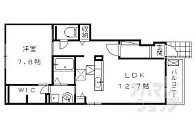 カメリア 102 ｜ 京都府京都市北区上賀茂北ノ原町（賃貸アパート1LDK・1階・45.33㎡） その2