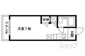 京都府京都市左京区北白川下池田町（賃貸アパート1R・1階・18.00㎡） その2