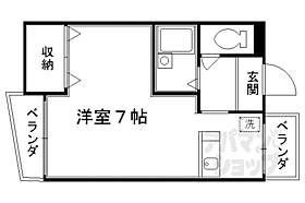 ペルルアール衣笠 102 ｜ 京都府京都市北区衣笠高橋町（賃貸マンション1K・1階・19.09㎡） その2