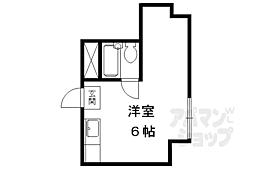 メゾン鷹ケ峯 ワンルームの間取図画像