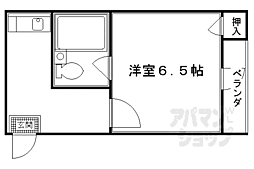 M&S北山ビル 1Kの間取図画像