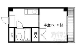 シャンブル望月 1Kの間取図画像