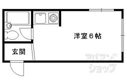 チェリーハイツ ワンルームの間取図画像