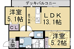 物件の間取り