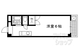 サンジョルディ 1Kの間取図画像