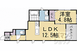 仮称)紫竹下芝本町新築 1LDKの間取図画像