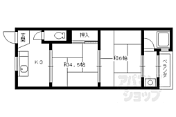 ラ.シノン 2Kの間取図画像