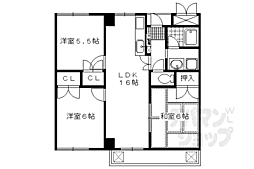 シルベーヌ北山 3LDKの間取図画像