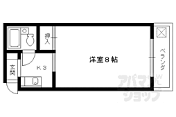シンプルハイツベニス 1Kの間取図画像