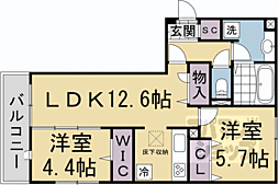プルミエール上賀茂 1階/101