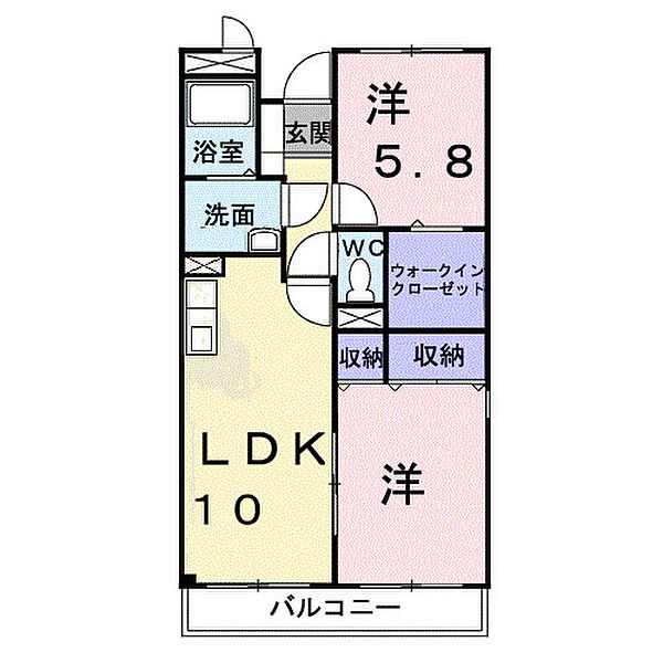 グレイスフルＴ・Ｋ 401｜栃木県宇都宮市下栗町(賃貸マンション2LDK・4階・53.06㎡)の写真 その2