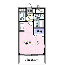 アーバンハイツ岩崎Ｄ 201 ｜ 栃木県宇都宮市鶴田2丁目11-6（賃貸アパート1R・2階・24.84㎡） その2