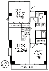 物件の間取り