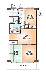 間取図画像 3LDK