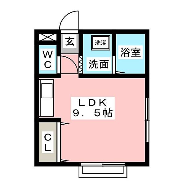 ヘブンスヒルズ ｜三重県津市神戸(賃貸アパート1R・1階・25.39㎡)の写真 その2