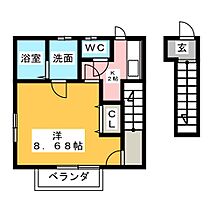 ラ・アンジェ中野  ｜ 三重県津市一身田中野（賃貸アパート1K・2階・29.16㎡） その2