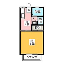 ハイム江戸橋Ｂ  ｜ 三重県津市一身田中野（賃貸アパート1K・2階・24.00㎡） その2