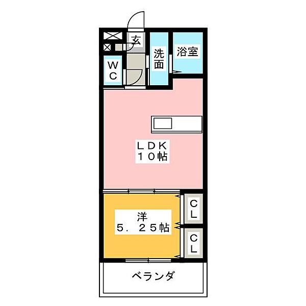 ベルカルムＳII ｜三重県津市白塚町(賃貸マンション1LDK・3階・40.85㎡)の写真 その2