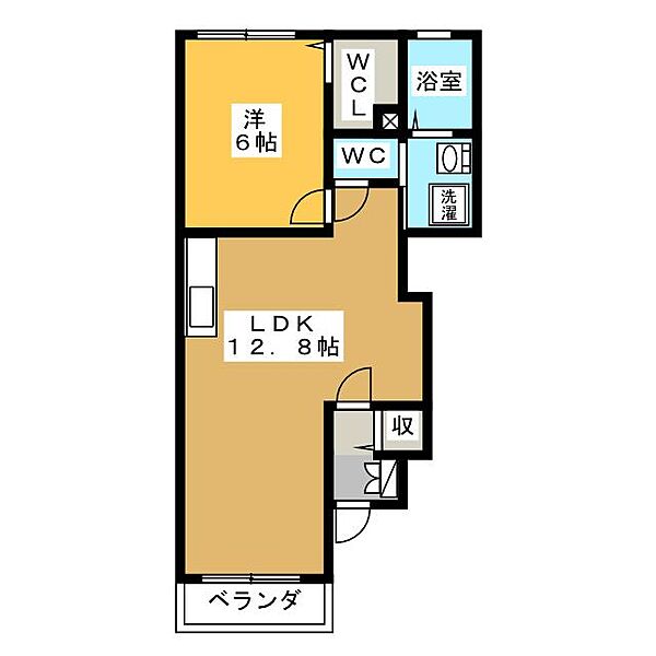 メゾン・フレーシュA棟 ｜三重県津市河芸町影重(賃貸アパート1LDK・1階・42.98㎡)の写真 その2