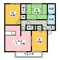 シャンブル南が丘　Ｃ  ｜ 三重県津市垂水（賃貸アパート3LDK・2階・67.85㎡） その2