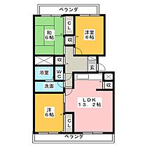 MESSAGE桜橋  ｜ 三重県津市桜橋３丁目（賃貸マンション3LDK・3階・74.52㎡） その2