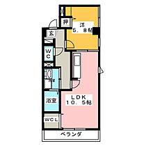 Ｍ’ｓ南ヶ丘  ｜ 三重県津市垂水（賃貸マンション1LDK・3階・43.87㎡） その2