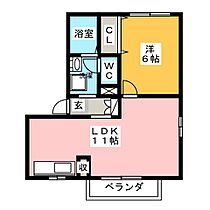 サウスアベニュー・エヌＦ  ｜ 三重県津市垂水（賃貸アパート1LDK・2階・43.01㎡） その2