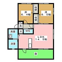 サンガーデン南が丘　Ｃ棟  ｜ 三重県津市垂水（賃貸アパート2LDK・1階・61.77㎡） その2