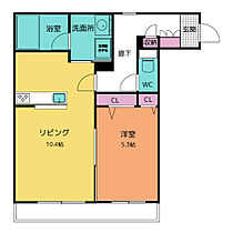 シャーメゾン栄町 201 ｜ 三重県津市栄町４丁目188（賃貸マンション1LDK・2階・45.29㎡） その2