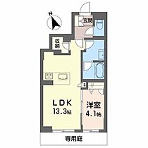 シャーメゾンW 0102 ｜ 三重県津市南丸之内(未定)（賃貸マンション1LDK・1階・45.01㎡） その2