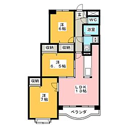 間取図画像 3LDK