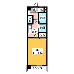 間取図画像 1K