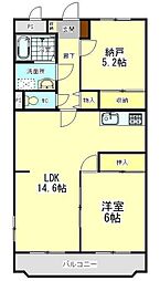 花みづき 2LDKの間取図画像