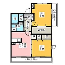 ルミエール栄  ｜ 三重県鈴鹿市長太栄町２丁目（賃貸マンション2LDK・1階・58.22㎡） その2