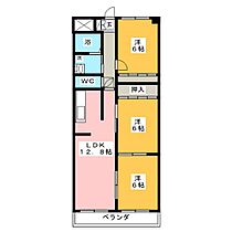 マンション幸  ｜ 三重県鈴鹿市竹野１丁目（賃貸マンション3LDK・4階・67.86㎡） その2