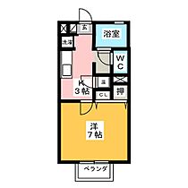 メゾンパークスＢ  ｜ 三重県鈴鹿市稲生塩屋１丁目（賃貸アパート1K・2階・24.71㎡） その2