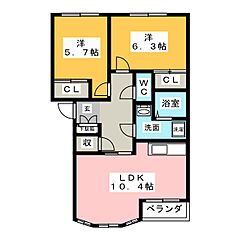 物件の間取り