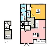 シャンデフレーズ  ｜ 三重県鈴鹿市白子町（賃貸マンション1LDK・2階・46.43㎡） その2