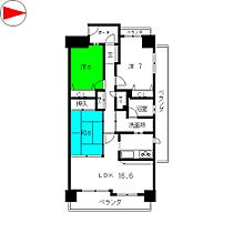 フォレスト白子II　206  ｜ 三重県鈴鹿市南江島町（賃貸マンション3LDK・2階・80.48㎡） その2