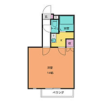 ガーネット  ｜ 三重県鈴鹿市末広北２丁目（賃貸マンション1K・2階・35.40㎡） その2