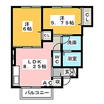 Grace　Avenue　旭が丘  ｜ 三重県鈴鹿市東旭が丘４丁目（賃貸アパート2LDK・1階・46.15㎡） その2