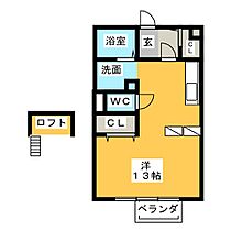 シャルムすずかＢ棟  ｜ 三重県鈴鹿市道伯町（賃貸アパート1K・2階・33.39㎡） その2